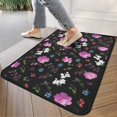 thumbnail image 4 of Pioneer Flower Floral Print Pattern Door Rugs,Washable Non Slip Door Mats Indoor,Decorative Door Mats,Entry Mat Indoor for Entrance,Bedroom,Kitchen,Bathroom,30"x17", 4 of 6