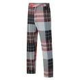 thumbnail image 3 of Outfmvch Joggers For Men Mens Jeans Men'S Casual Plaid Print Party Suit Pants Stretch Feet Pants With Pockets Men'S Pants Red 3Xl, 3 of 8