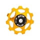 thumbnail image 3 of Desviador trasero 11T rueda jockey de bicicleta 4mm 5mm 6mm polea de rodamiento dorado, 3 of 4