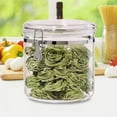 thumbnail image 3 of oggi jumbo acrylic airtight canister with clamp - 150 ounce, 3 of 8