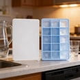 thumbnail image 3 of Silicone Tray With Lid Food Grade Freezer For And Juices Baby Food Silicone Freezer Trays Silicone Ice Trays Large Cubes with Lids Sour Glasses Ice for Trays round Ice Soup Freezer Tray Silicone, 3 of 8