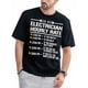 thumbnail image 1 of Funny Electrician Hourly Rate Humor Gift Unisex T-Shirt, 1 of 7