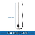 thumbnail image 3 of Unique Bargains Fuel Sending Unit and Gauge Kit 16.73" Length Boat Fuel Sending Unit Marine Fuel Sender Unit Metal Silver Tone White 1 Set 240-33 Ohm, 3 of 6