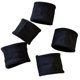 thumbnail image 1 of 5Pcs Wide Seamless Hair Elastic Bands For High Ponytails Fitness Hair Ties Slip Resistant Stretch Hair Accessories color, 1 of 4