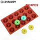 thumbnail image 2 of Mini Spiral 15-Cavity Silicone Cake Mold Set, 1/2/4 Pieces for Baking and Desserts, 2 of 4