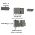 thumbnail image 4 of Cocina Integral Completa Modular Madesa Agata 280cm BG 02, 4 of 5