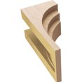 thumbnail image 6 of 7"W x 7"D x 14"H Wide Rockford Rough Cedar Woodgrain TimberThane Corbel, Primed Tan, 6 of 6