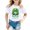 Z92-White, variant on YUEHUA Shirts for Girls 10-12 Shirts for Teen Kids Girls Child Short Sleeve St Patricks Day Prints T Shirt Trendy Girls Fans Present Tops, 2-3 Years