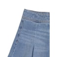 thumbnail image 4 of Wonder Nation Girls Mini Denim Pleated Skirt, Sizes 4-18, 4 of 4