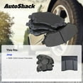 thumbnail image 3 of AutoShack Front & Rear Ceramic Brake Pad Set | Replacement for 1999-2004 Jeep Grand Cherokee | 8-PC, 3 of 5