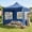 Blue, variant on 9.8Ft Tarp With Window Panel Heavy Duty Camping Shelter Tarp Waterproof Rainfly For Outdoor Camping(Green-300X300Cm)