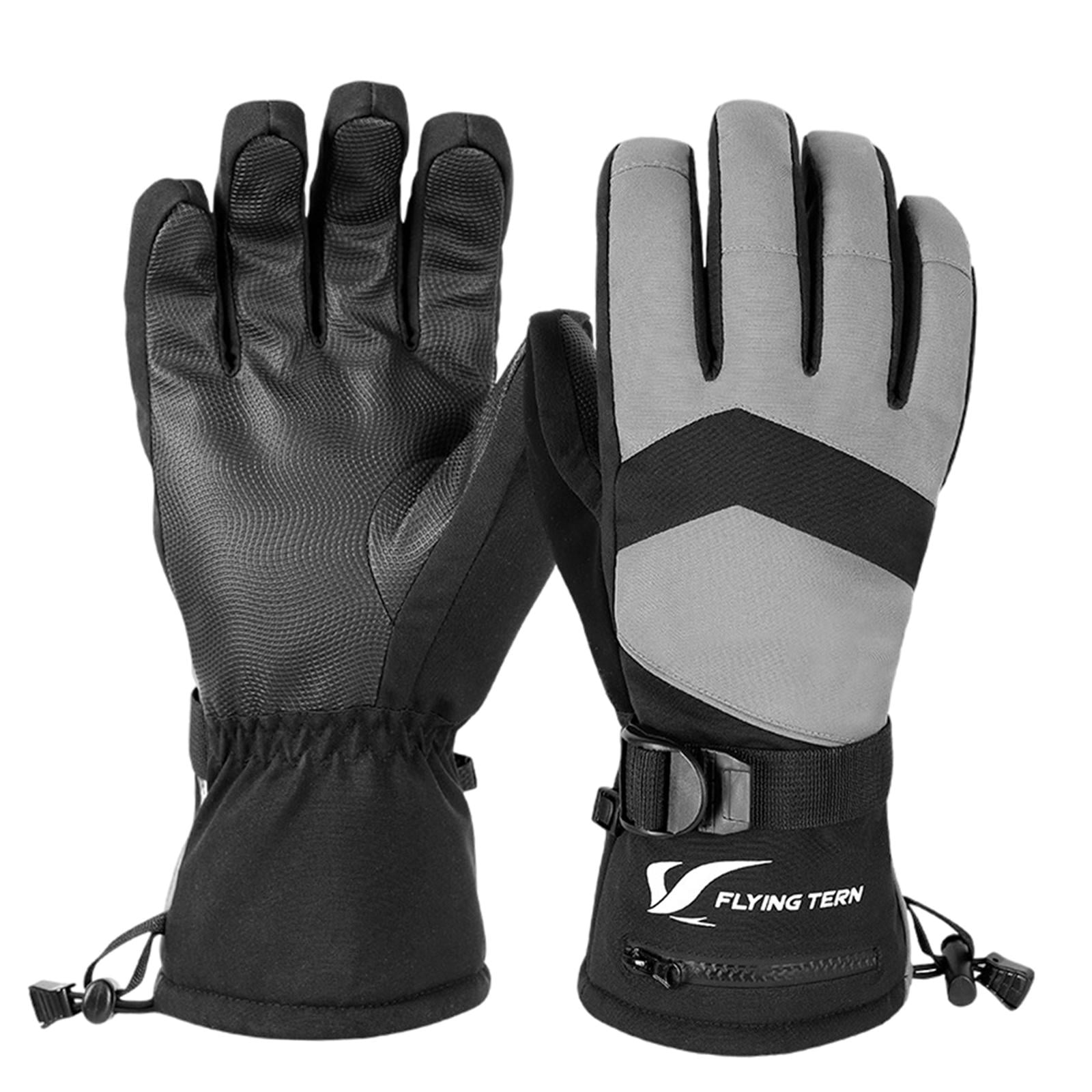 Details about   Men Winter Warm Motorcycle Ski Snow Gloves Outdoor Snowboard Gloves Windproof 