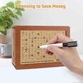 thumbnail image 3 of Upgrade Cash Vault Wooden Savings Box, Wooden Cash Saver Money Box, 10000 Savings Challenge Box, Cash Saver Box Coin Piggy Bank, Wooden Money Box with Counter, Piggy Bank for Child Adults, 3 of 8
