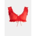 thumbnail image 3 of No Boundaries Valentine's Day Chiffon Bralette, Women’s, 3 of 3