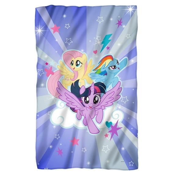 My Little Pony Blanket, Starry Sky Fleece Blanket 36' x 58'