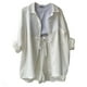 thumbnail image 3 of Conjunto de pantalones cortos con cuello vuelto liso para mujer, atuendo informal, traje holgado, moda de verano, ropa femenina, conjuntos de 2 piezas, 2024, 3 of 5