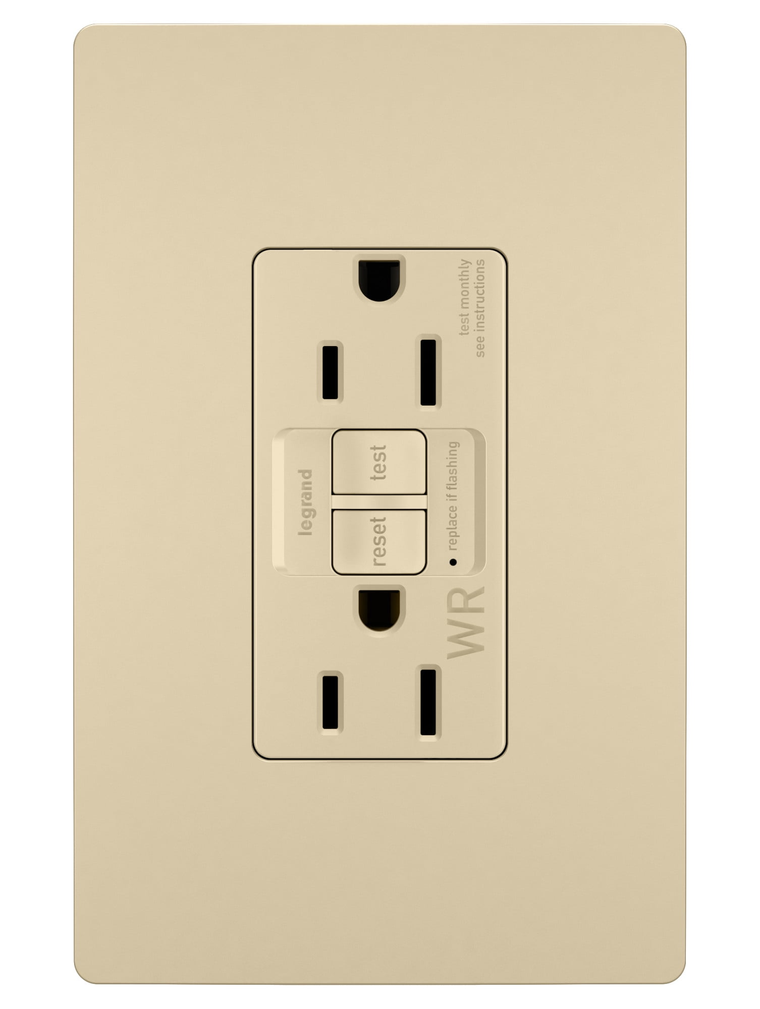 Legrand 1597trwr Radiant Gfci Wall Outlet Off White