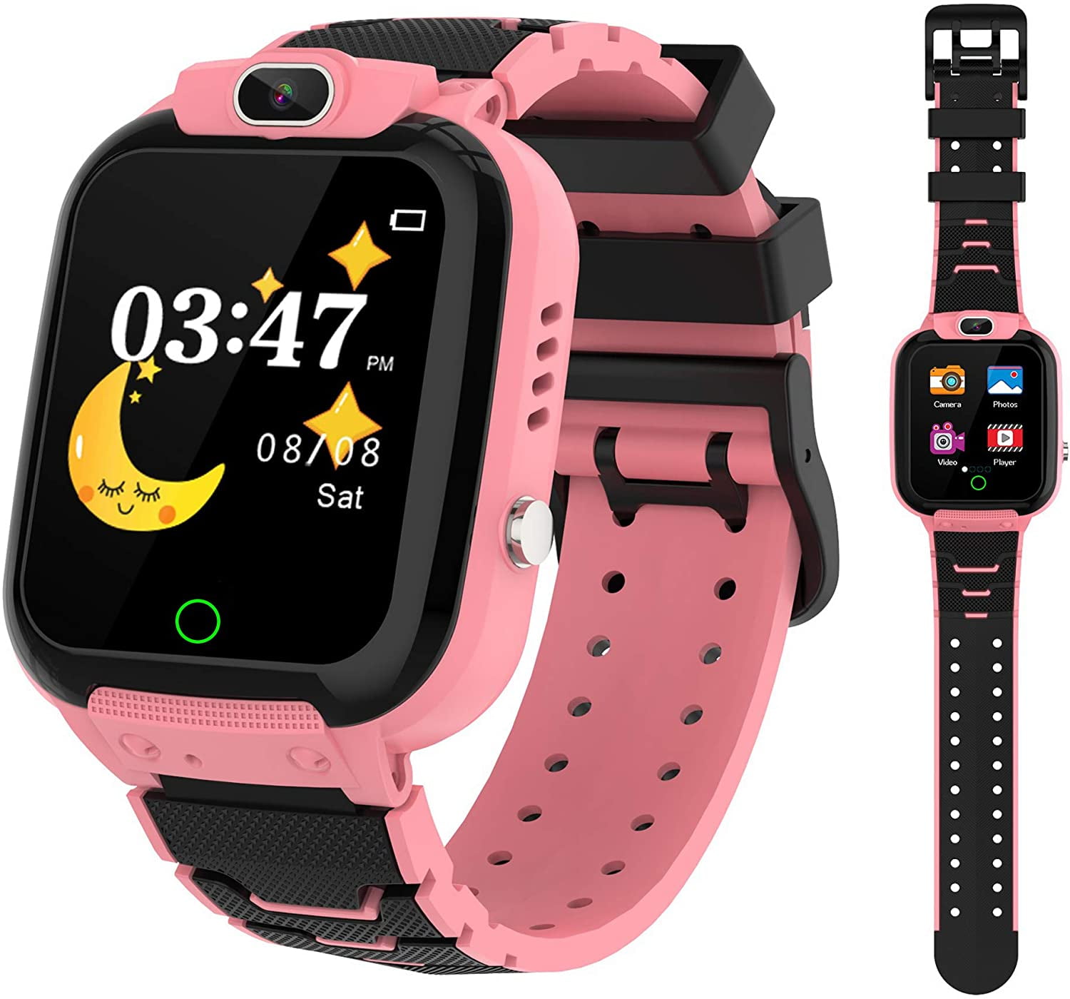 TrackMe ACE 4G Smart Watch for Kids GPS/LBS and WiFi Tracking Waterproof  Smartwatch with Video Call Phone Watch (Pink) : Amazon.in: Electronics