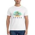 thumbnail image 5 of Graphic Tees Beach Summer Gildan Men's Short Sleeve T-Shirt 180g, 5 of 8