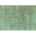 thumbnail image 1 of Ahgly Company Machine Washable Indoor Rectangle Abstract Turquoise Blue Modern Area Rugs, 2' x 4', 1 of 4