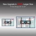thumbnail image 3 of LEADZM TMW600 Support Mural TV Inclinable Plat de 32 à 70” avec Niveau à Bulle-44984484, 3 of 7