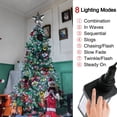 thumbnail image 3 of Christmas Tree String Lights - 320 LED 115ft/35m End-to-End Plug in Indoor/Outdoor Waterproof Decorative Fairy Twinkle Lights with 8 Modes for Halloween/Wedding/Room/Patio/New Year/Home - Cool White, 3 of 5