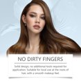 thumbnail image 3 of Hoegoa Stick para cabello castaño, cubre cabello plateado, cabello natural, color de retoque desechable, crema para cabello portátil con peine,1 piezas, 3 of 5