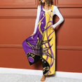 thumbnail image 2 of FrzhBrz Women's Mardi Gras Overalls Casual Loose Jumpsuits Pants for Women Parade Carnival Party Wide Leg Jumpsuits with Pockets, 2 of 6
