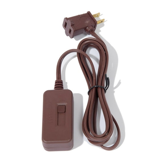 B&P Lamp® Brown In-Line Full Range Dimmer with Cord Set