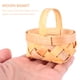 thumbnail image 5 of 12 mini cestas tejidas a mano con virutas de madera, decoración., 5 of 7