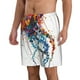 thumbnail image 2 of Balery Colorful Floral Jellyfish Traje de Baño Estilo Hawaiano para Hombre, Shorts de Secado Rápido con Bolsillos-Medium, 2 of 6
