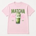 thumbnail image 3 of Matcha Latte Graphic T-Shirt, Unisex Cotton Blend Crew Neck Tee, 3 of 9