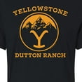 thumbnail image 3 of Yellowstone  - Circular Lock 86 - Juniors Cropped Cotton Blend T-Shirt, 3 of 6