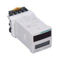 thumbnail image 1 of Timer Relay Digital Display 8 Pins 2 Group Delay Time Relay With Base Socket DIN Rail Mount, 1 of 8