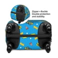 thumbnail image 4 of Disketp Cute Car Cartoon Elastic Travel Luggage Cover Travel Suitcase Protective Cover For Trunk Case Apply To 18''-32'' Suitcase Cover (Luggage not included)-Small, 4 of 9