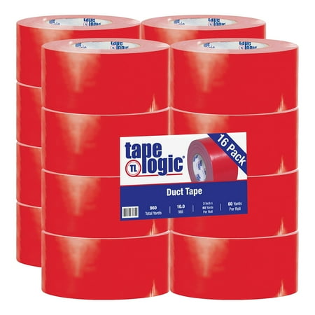 UPC: 0848109027005 | Tape Logic Duct Tape 10 Mil 3 x 60 yds. Red 16/Case T988100R