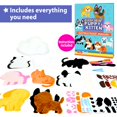 thumbnail image 2 of Kit de costura KRAFUN Easy para niños principiantes con 8 proyectos de bricolaje, 2 of 7