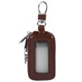 thumbnail image 1 of 1 bolsa para guardar llaves de coche de piel de vacuno, con cremallera, para colgar en la cintura, 1 of 7
