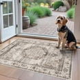 thumbnail image 1 of Alfombra YouFortong, lavable, 60 x 90 cm, color beige, para entrada, 1 of 7