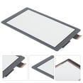 thumbnail image 4 of Pantalla de repuesto de panel táctil compatible con piezas de reparación de consola Switch Lite, color negro, 4 of 14