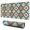 Multicolor Ethnic Geometric, variant on Long Mouse Pads for Desk,Multicolor Geometric Boho Pattern Desk Mats on Top Of Desks, Desk Mouse Pad Extra Large with 3mm Non-Slip Base and Stitched Edge for Gaming,Office,Work,Home 31.5"x11.8"