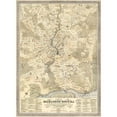 thumbnail image 3 of Meyer 14x18 Black Modern Framed Museum Art Print Titled - Elizabeth Town New Jersey - Meyer 1780, 3 of 5