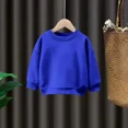 thumbnail image 3 of Colección elegante de otoño 2023, nueva ropa para niños, sudadera para niños, Top de capa Base de manga larga para mujeres y niños, 3 of 5