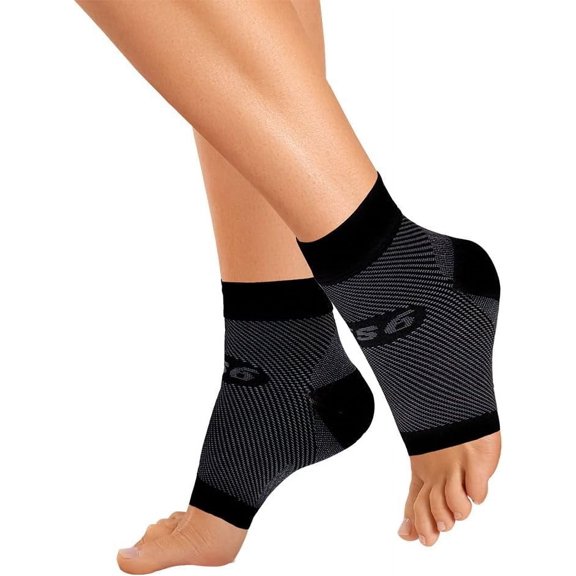 Compression Foot Sleeves treats and prevents Plantar Fasciitis (L, Tan, Single)