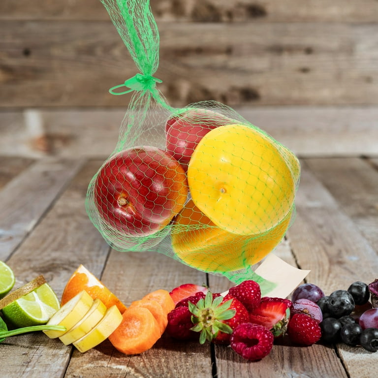 100 Pcs Grocery Bags Reusable Fruit and Vegetable Portable Mesh Baggies Storage Nylon