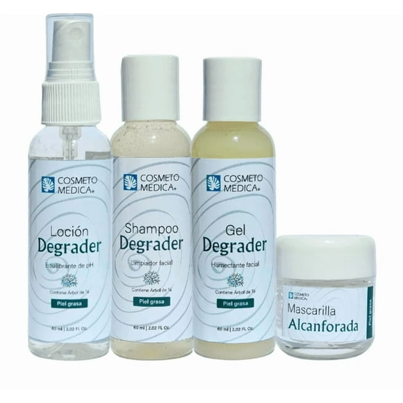 Set 4 Piezas De Viaje Limpieza Facial Para Pieles Acneicas