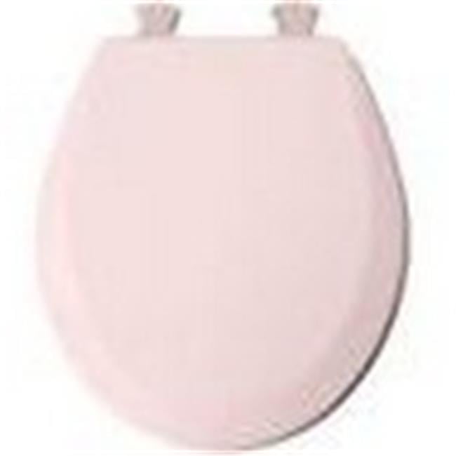 Round Wound Toilet Seat, Pink