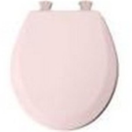 toilet seat pink bemis wound round