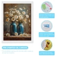 thumbnail image 3 of Diamond Art Kits for Adults, Rustic Daisy Mason JarsDiamond Painting Kits for Beginners, Frameless Round 5D Full Drill Diamonds Art Gem Art Crafts Home Decor Gifts, 3 of 8