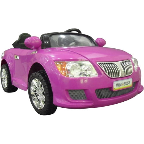 Monster Trax Convertible Car 12Volt BatteryPowered RideOn, Purple